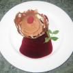 Cappuccino Chocolate Mousse with Wild berry Coulee